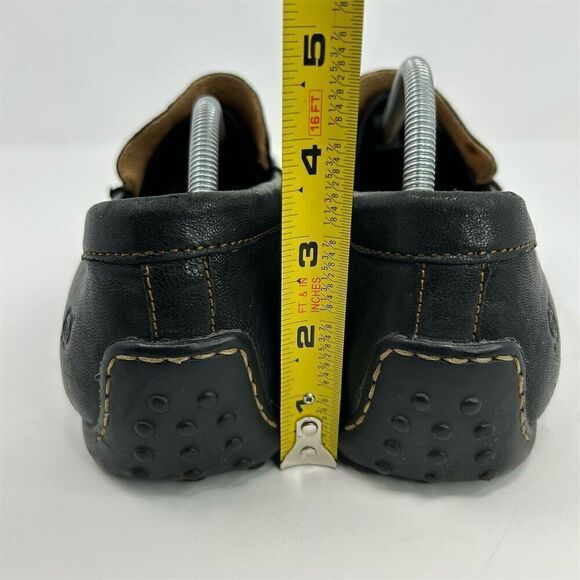 Born Men\'s Black Leather Driving Loafers Size 12 Casual Slip On Shoes main image 4